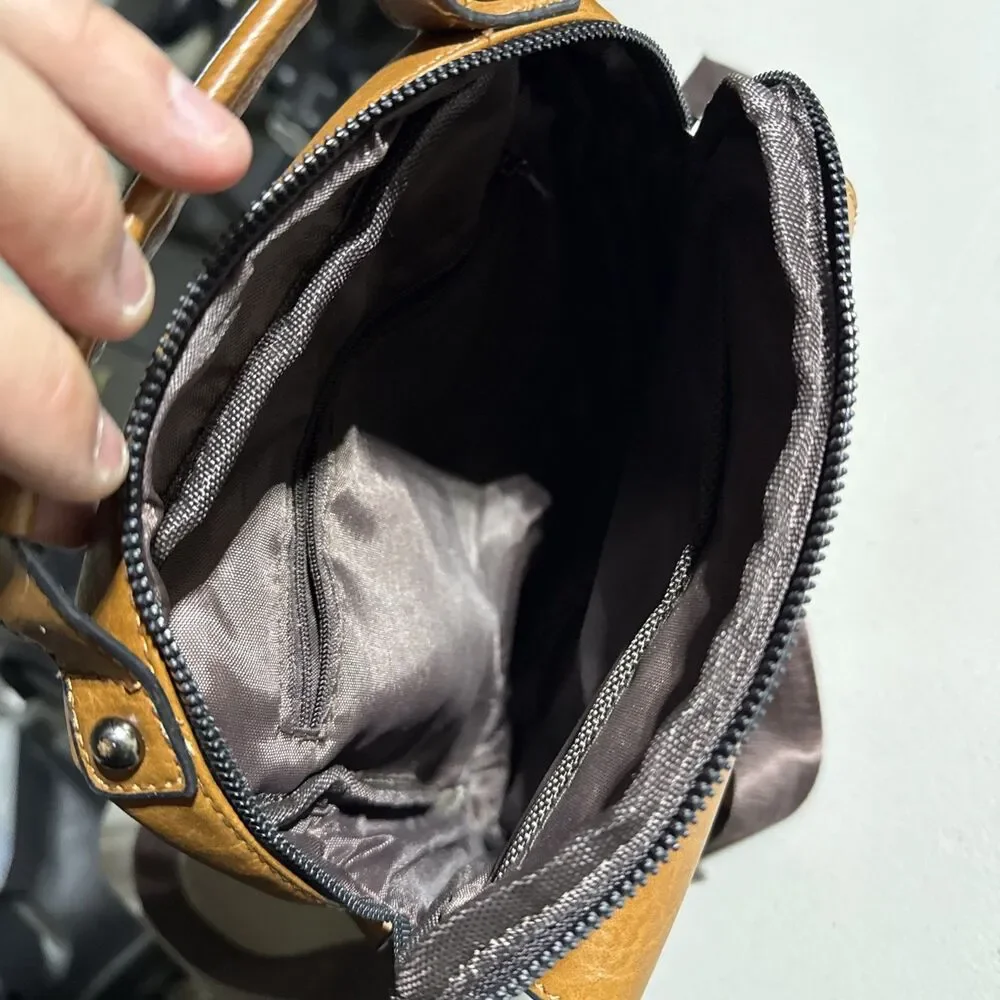 WEIXIER Men Crossbody Bag Shoulder Sling Bag Travel Casual Everyday Organizer